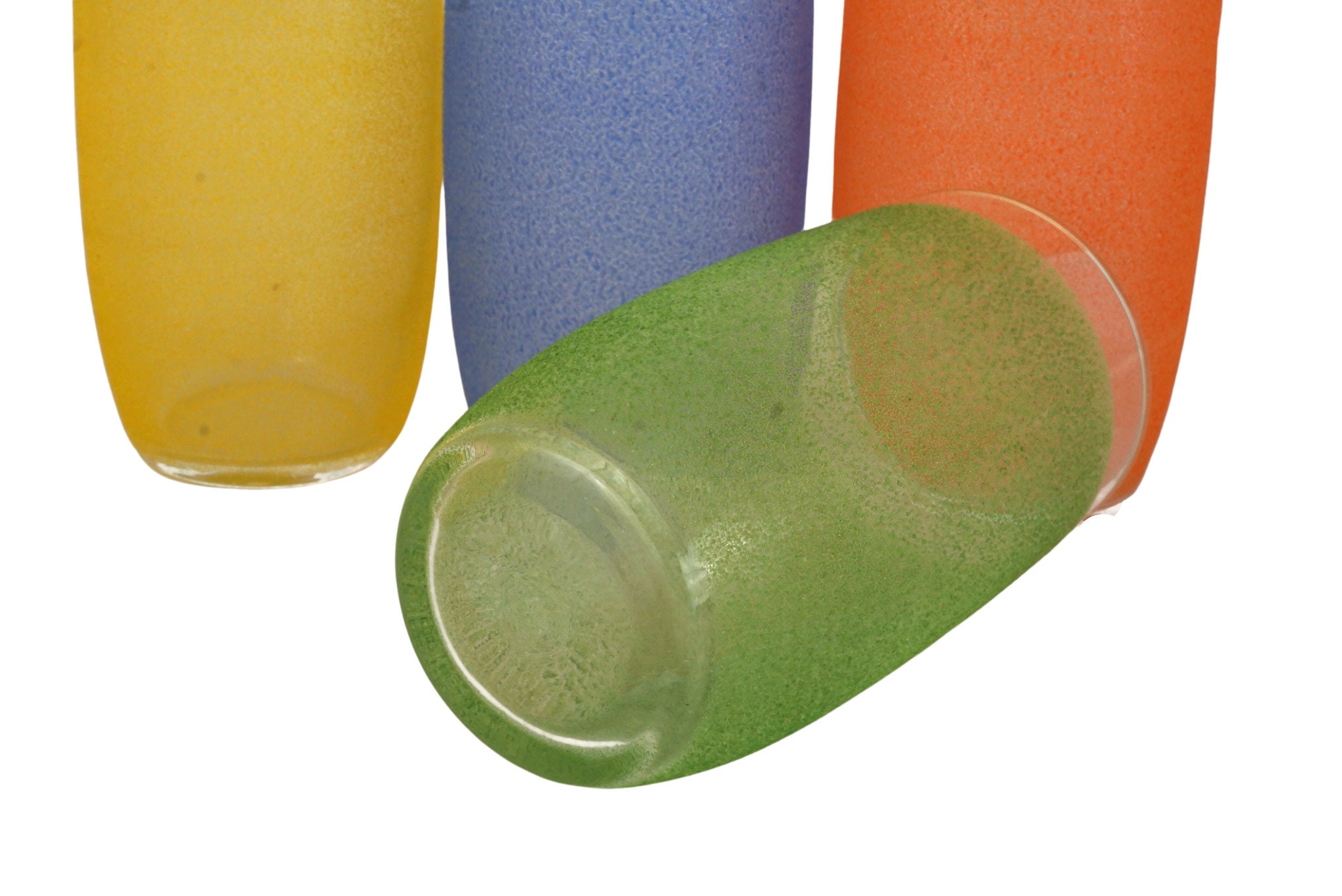 Vintage Pitcher and Tumbler Set MID CENTURY Frosted Pitcher and