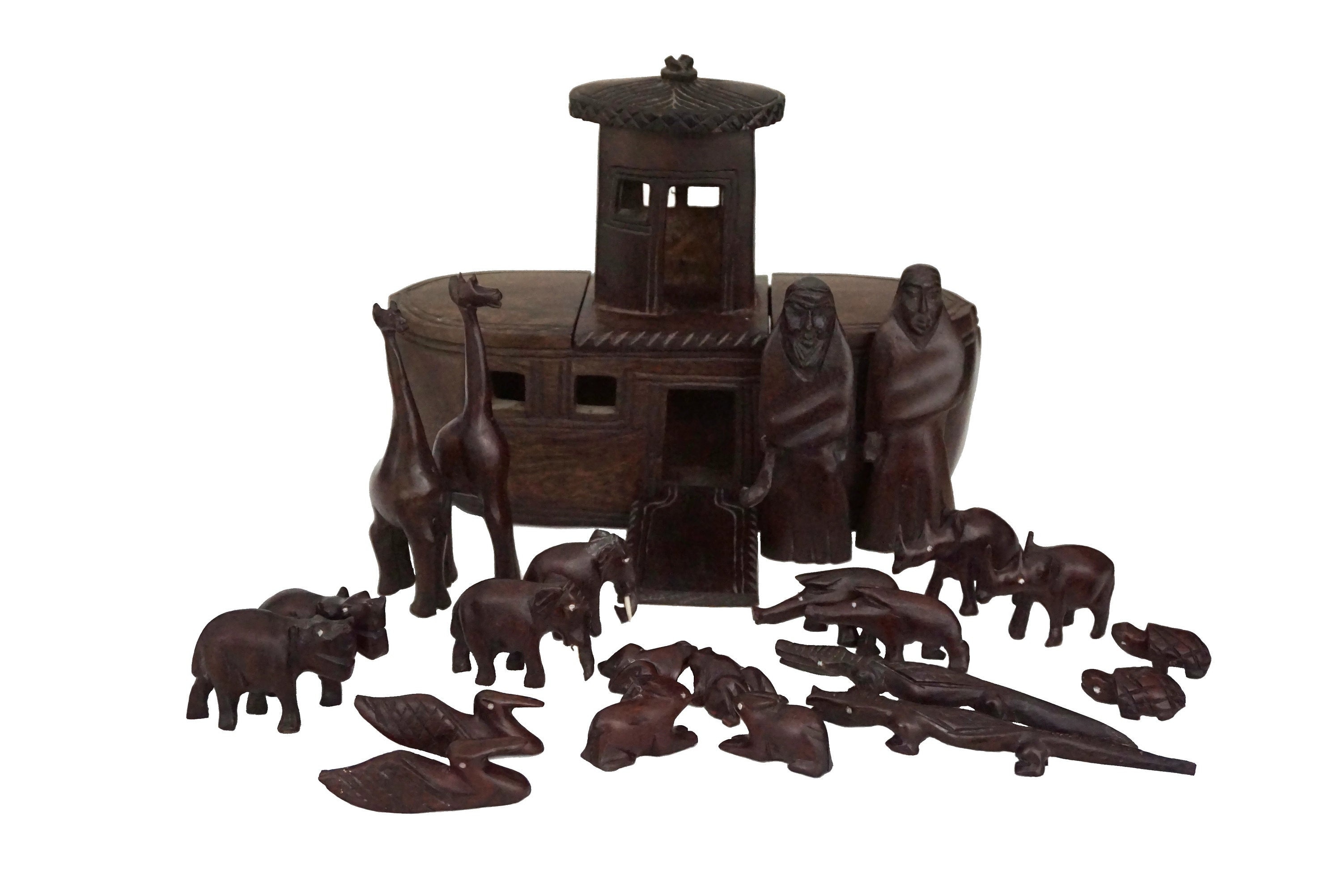 Carved Wood Noah Ark With Animals Vintage African Folk Art - Etsy Carved Wood Noah Ark With Animals Vintage African Folk Art - Etsy