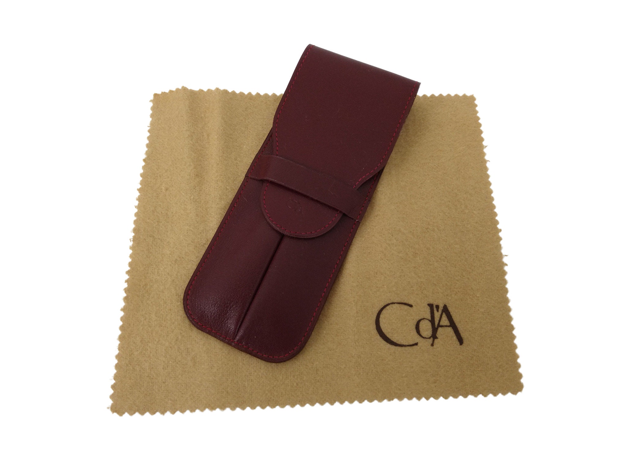 Vintage Caran d'ache Madison Pen Case, Cuir Écriture Holder Pochette