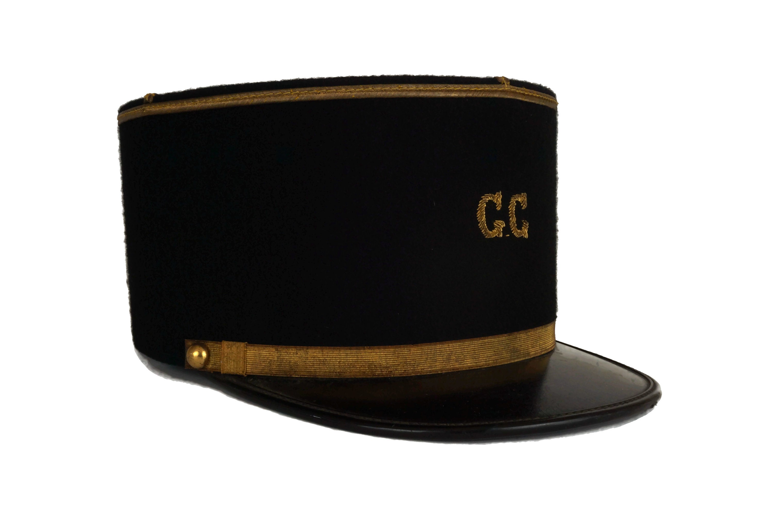French Gendarme Hat, Police Uniform Cap 