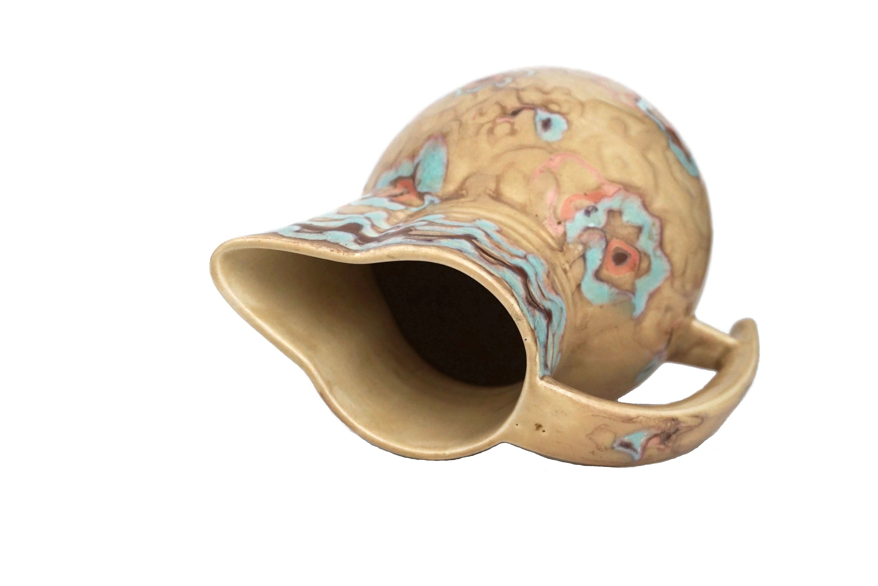 Art Deco Beswick Pottery Jug, No 148, 1930s Ceramic Water Pitcher Made