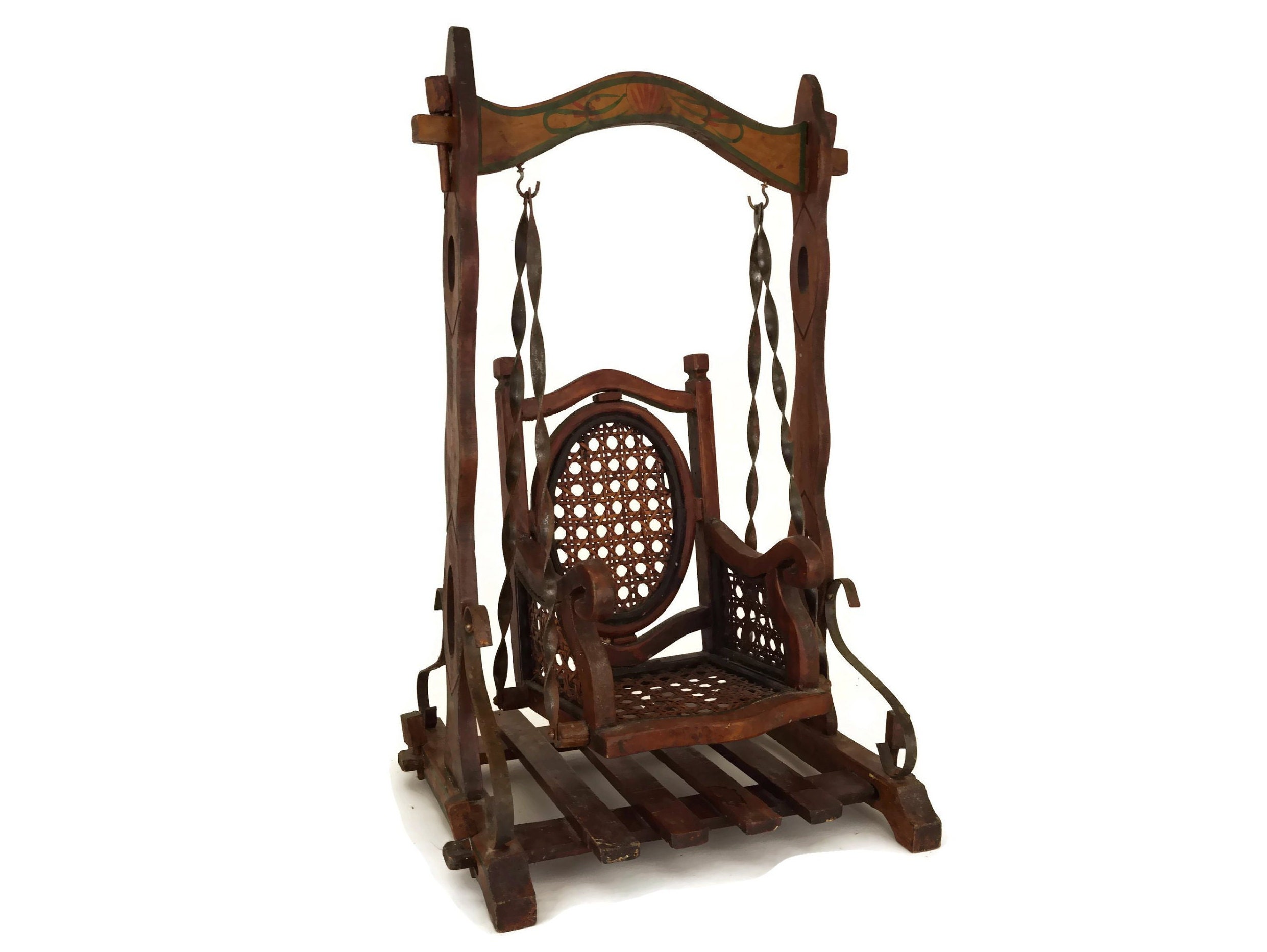 Antique Doll Swing Seat