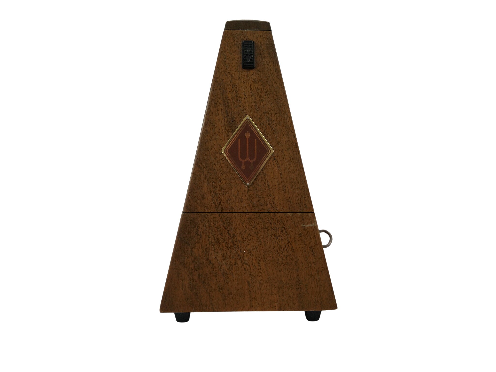 Vintage Wooden Wittner Metronome, Key Wound Walnut Wood Series 800