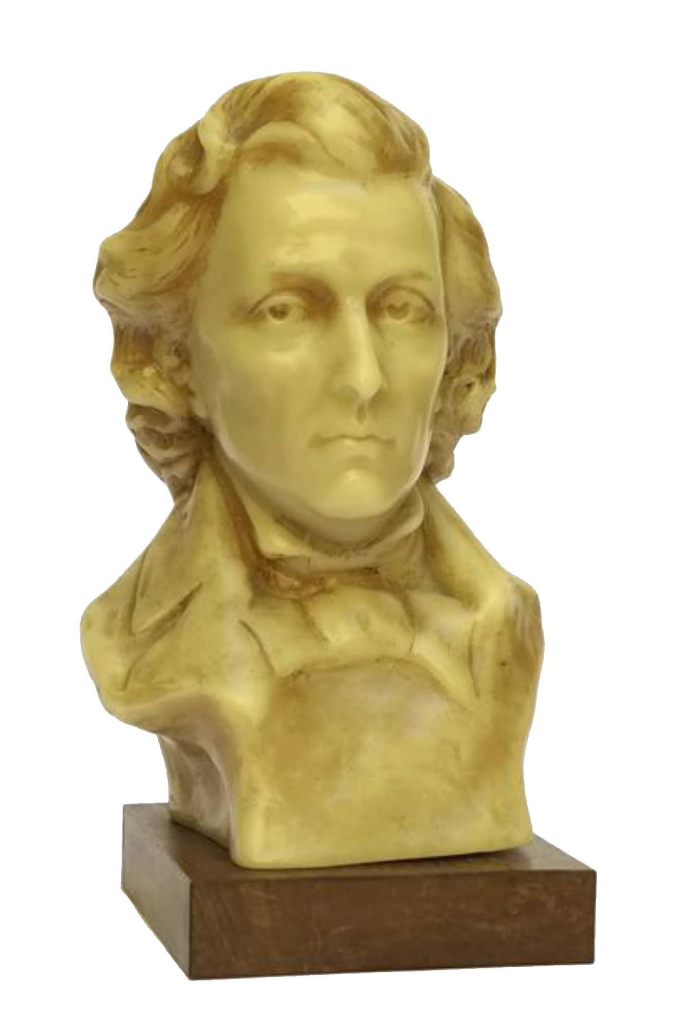 Chopin Composer Head Bust Statue, Classic Music Decor and Gifts