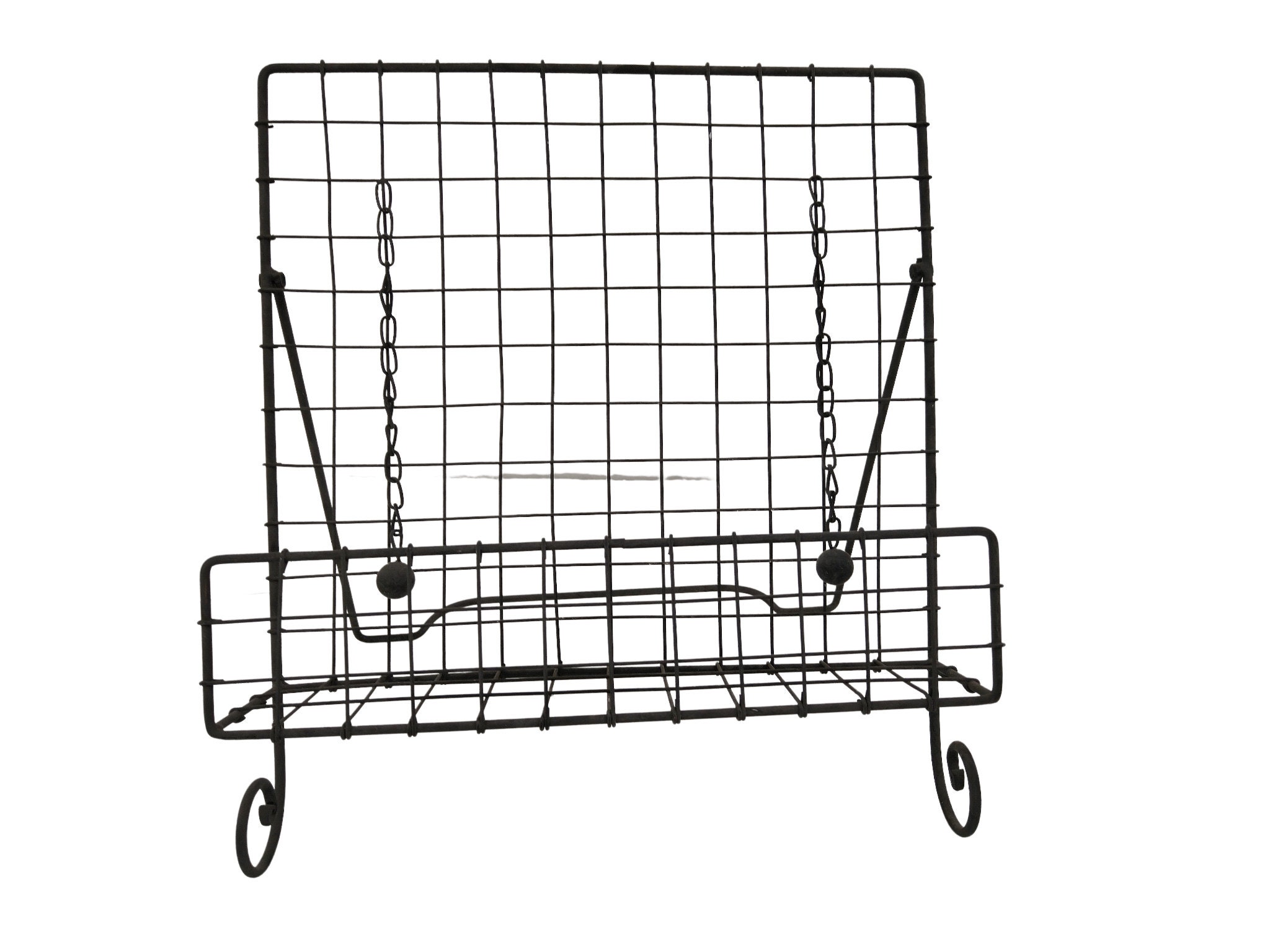 Vintage French Recipe Book Display Stand Holder, Country Cottage