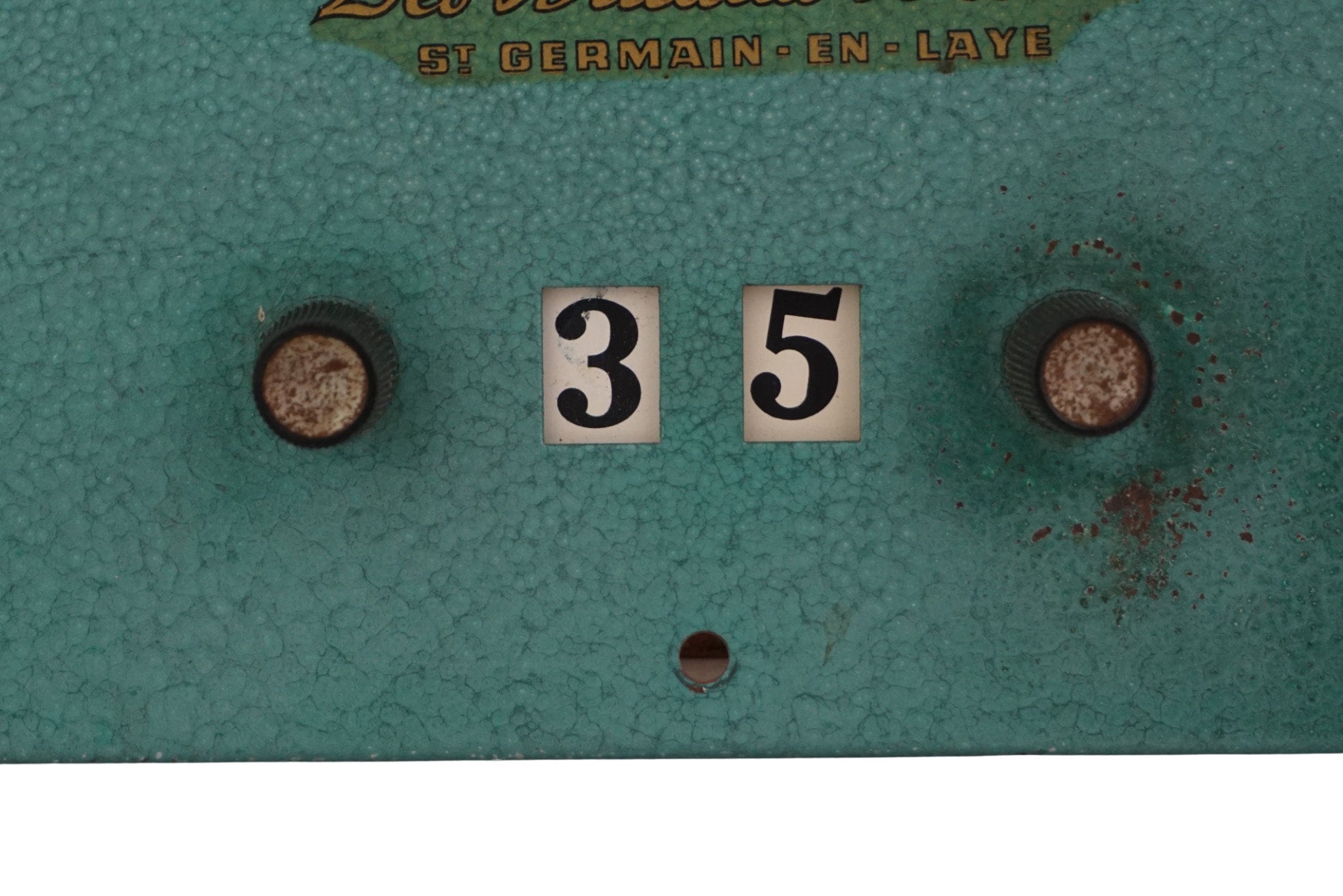 Vintage French Billiard Point Counter, Wall Hanging Pool Table Score Marker