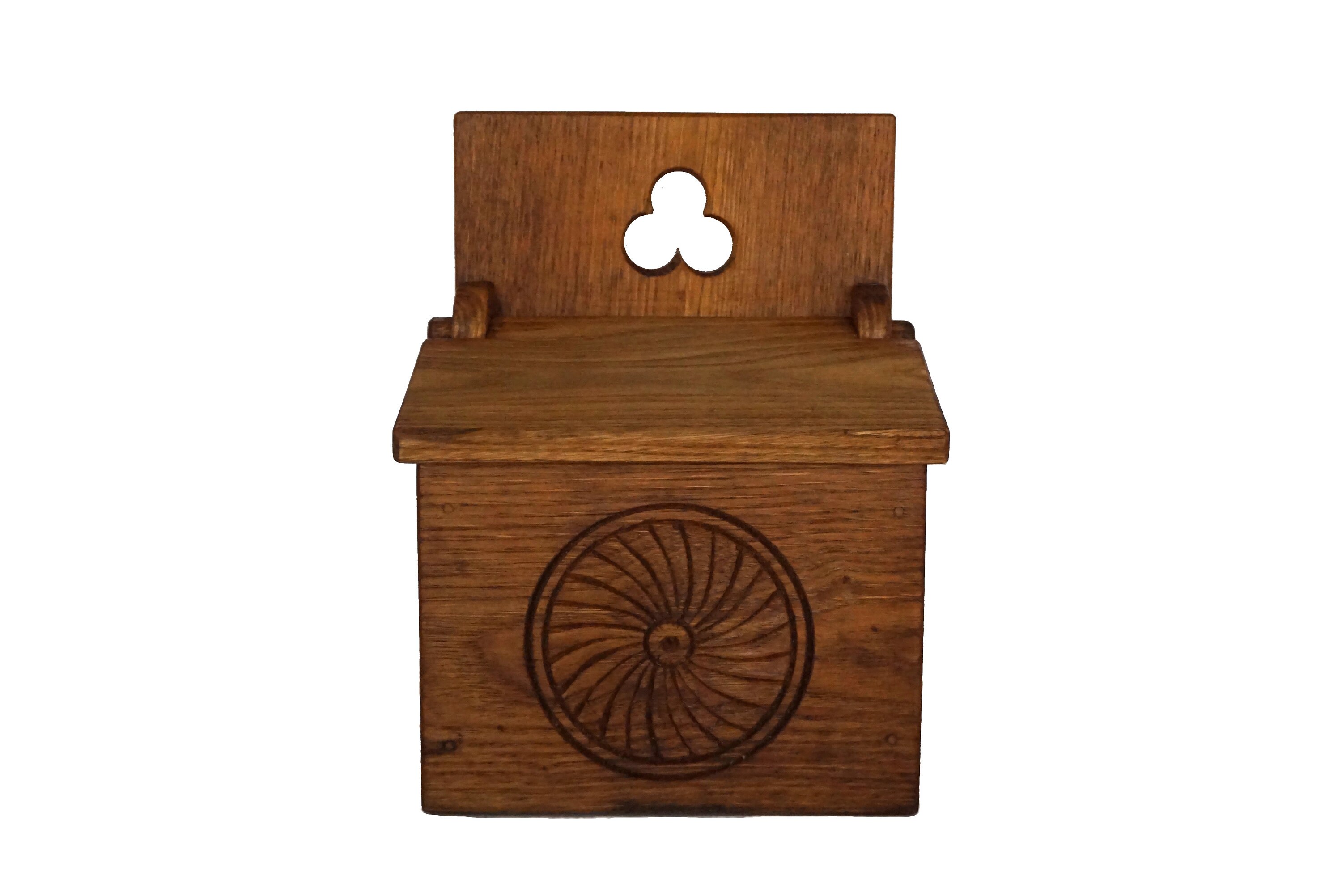 Boîte à Sel Sculptée Main,