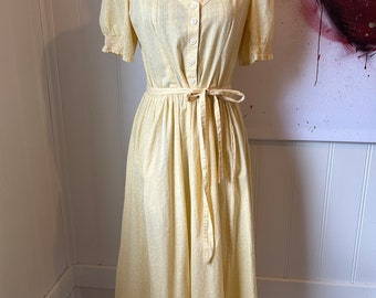 Vintage Laura Ashley polkadot dress