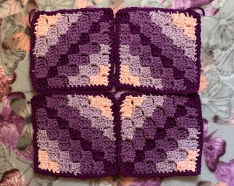 Diagonal Granny Square Pattern