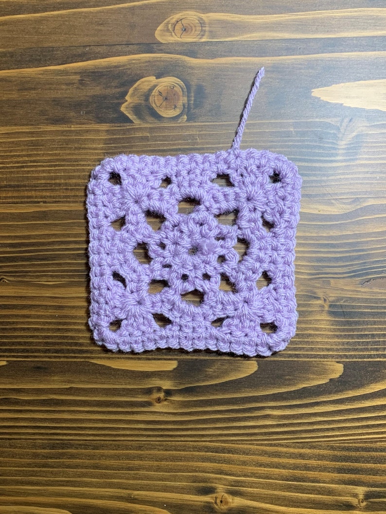 Flower Granny Square Pattern Etsy