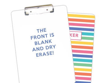 Dry Erase Clipboard