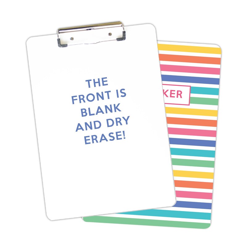 Dry Erase Clipboard Etsy