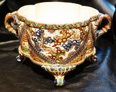 Signed Kinkozan Bowl Antique Japanese Satsuma Pottery Circa 1800s RARE