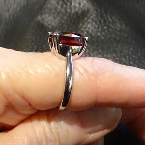 Ruby Solitaire Ring image 3