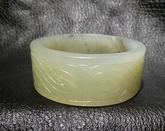 Antique Hardstone Bangle, Chinese 1930s