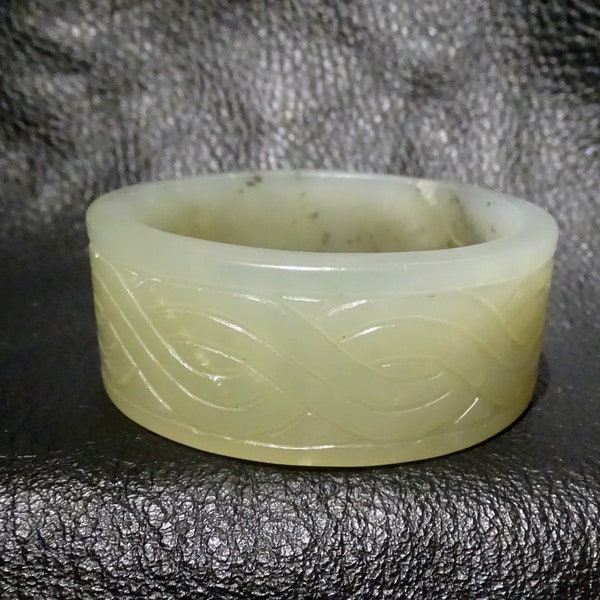 Antique Hardstone Bangle, Chinese 1930s