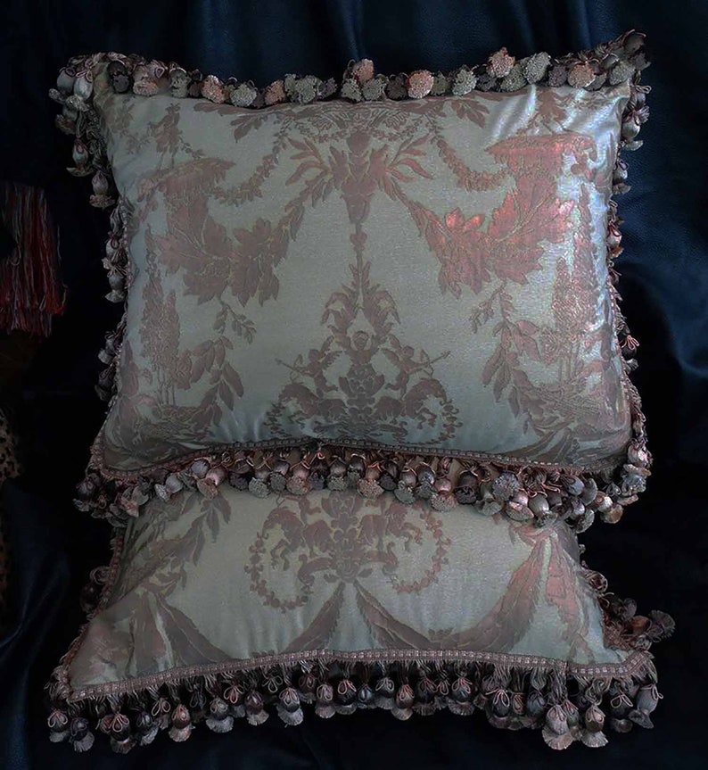 Fortuny Boucher Pillow Pair Handmade 20 X 26 Inches Etsy