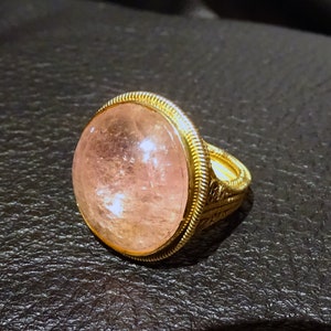 PinkTourmaline Ring, 28.62 Carats, 14K Gold
