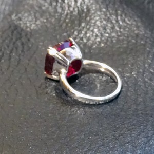 Ruby Solitaire Ring image 4