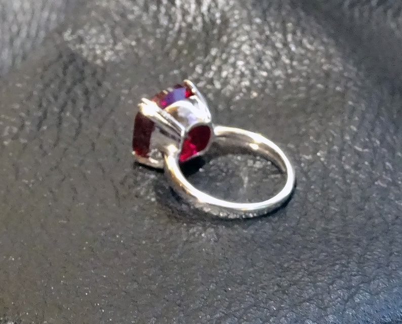 Ruby Solitaire Ring image 4