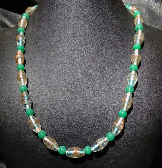 Venetian Glass Necklace, Vintage - image 8