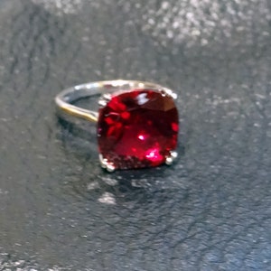 Ruby Solitaire Ring image 5