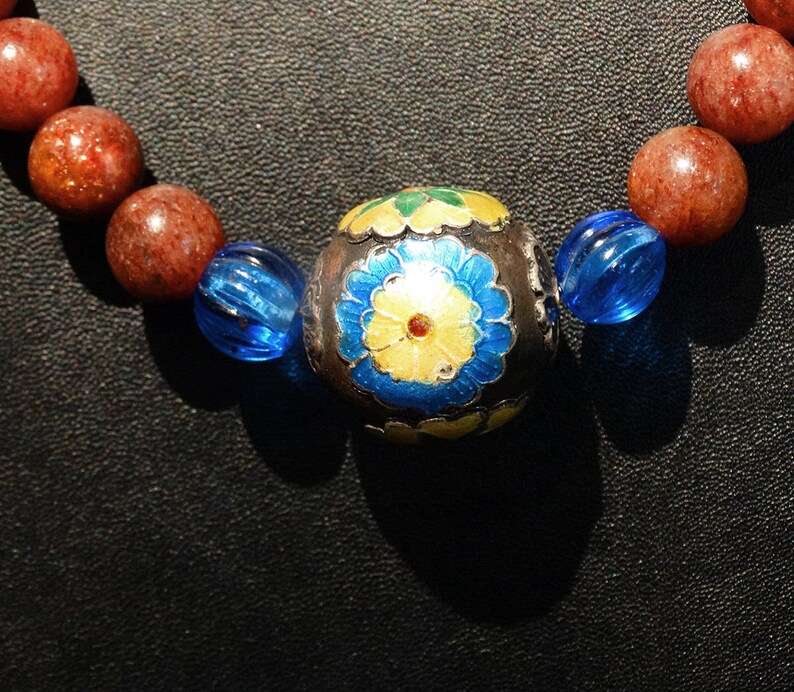 RARE Bead Necklace Chinese Court Beads Qing Dynasty 1800s Etsy