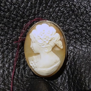 Victorian Cameo Brooch Pin, 19th century