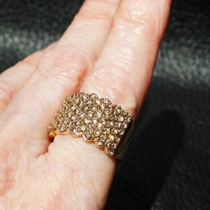 Champagne Diamond Ring, 2 ctw Rose Gold image 2