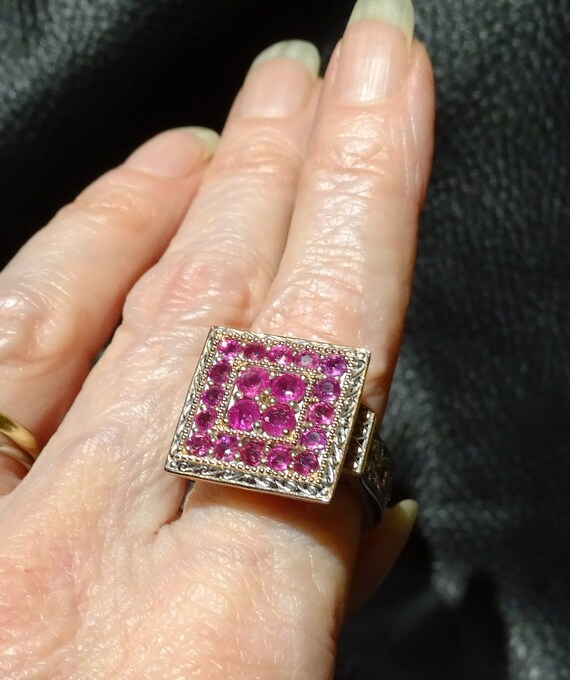 Natural Ruby Ring, No Fill,  Exceptional Color - image 9
