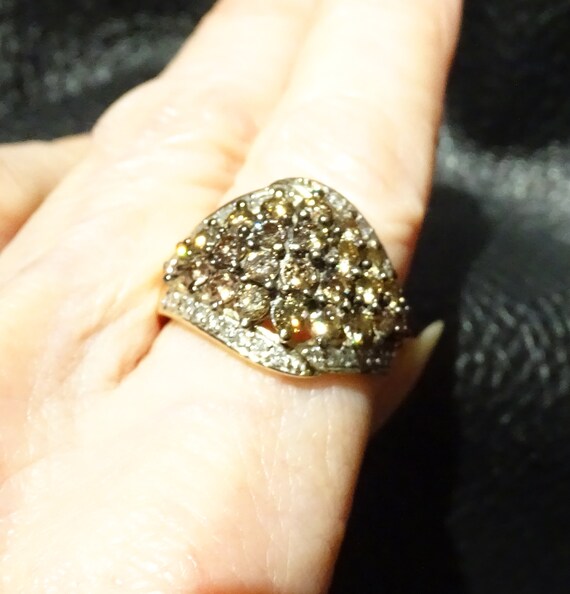 Champagne Diamond Ring, 2 carats - image 5