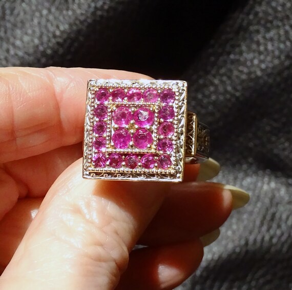 Natural Ruby Ring, No Fill,  Exceptional Color - image 8