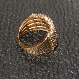 Champagne Diamond Ring, 2 ctw Rose Gold image 4