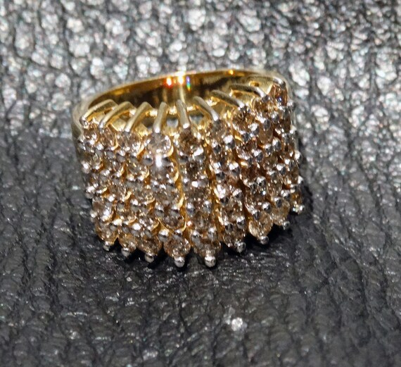 Champagne Diamond Ring, 14K Gold, Fancy Color - image 9