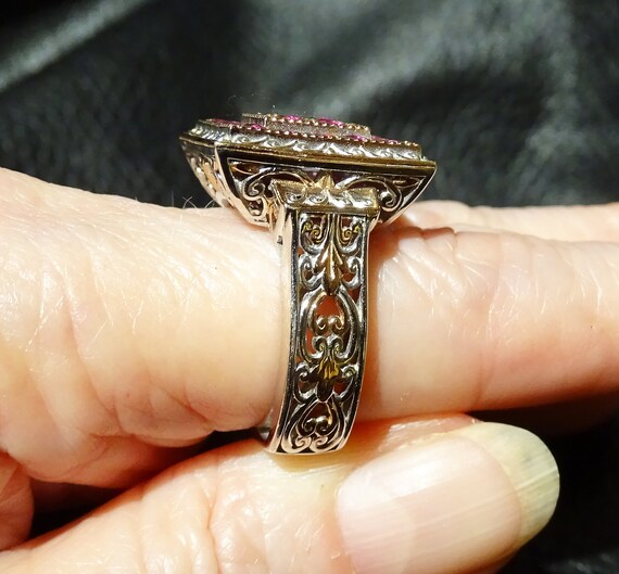 Natural Ruby Ring, No Fill,  Exceptional Color - image 10