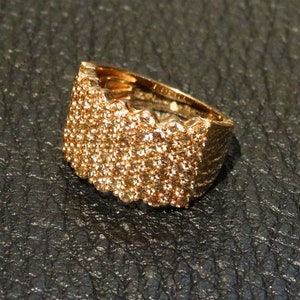 Champagne Diamond Ring, 2 ctw Rose Gold image 5