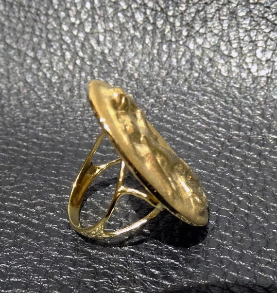 Cupid Statement Ring, 18K Gold over Sterling Silver View 6
