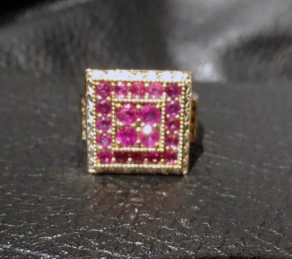 Natural Ruby Ring, No Fill,  Exceptional Color - image 3