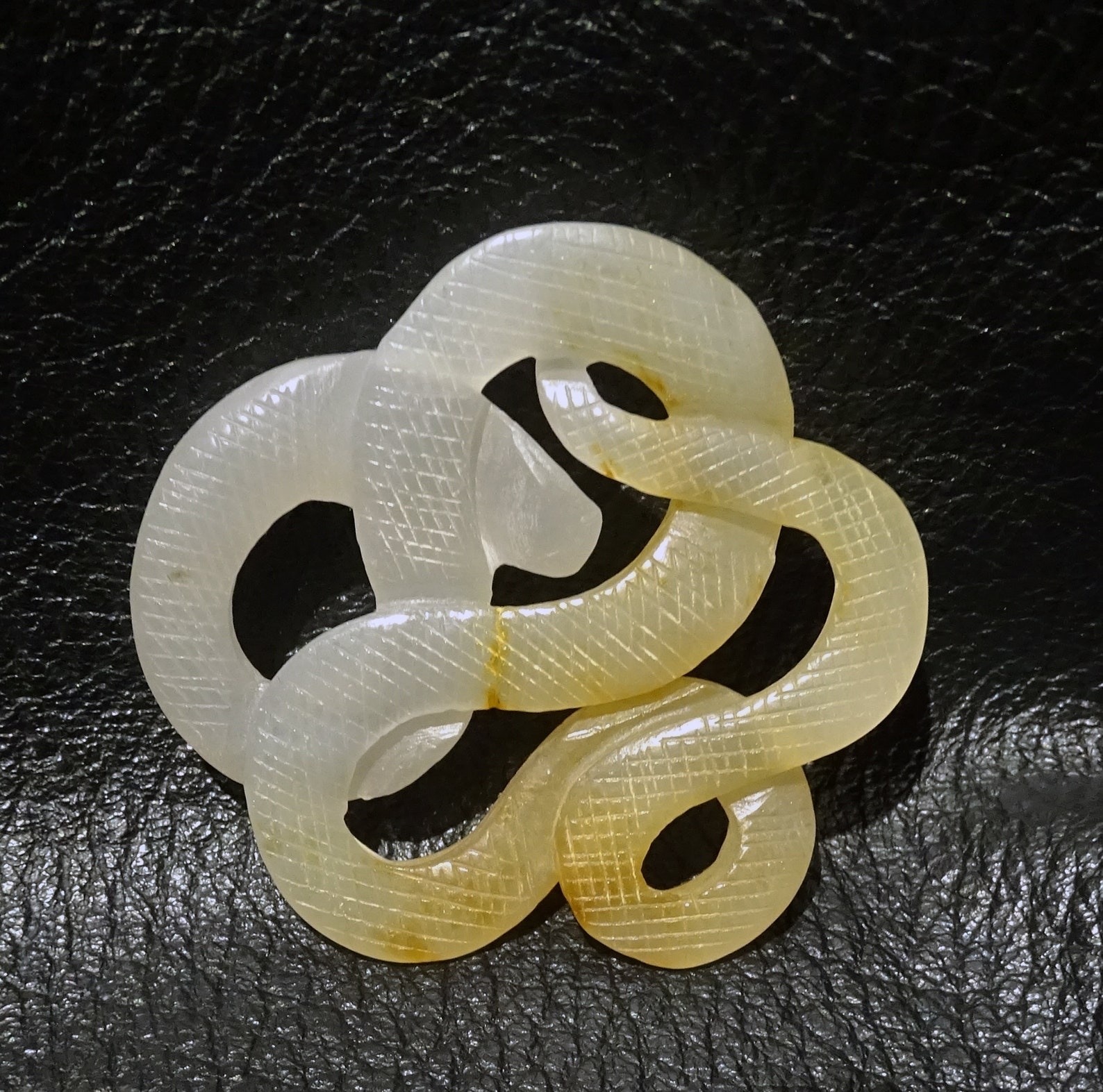 Jade Snake Pendant Hetian Nephrite Etsy Ireland
