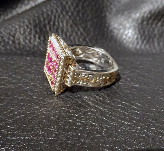 Natural Ruby Ring, No Fill,  Exceptional Color - image 7