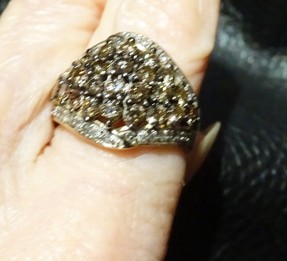 Champagne Diamond Ring, 2 carats - image 4