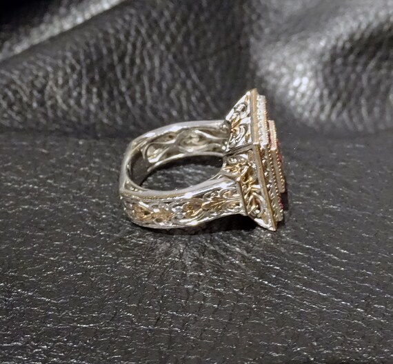 Natural Ruby Ring, No Fill,  Exceptional Color - image 4