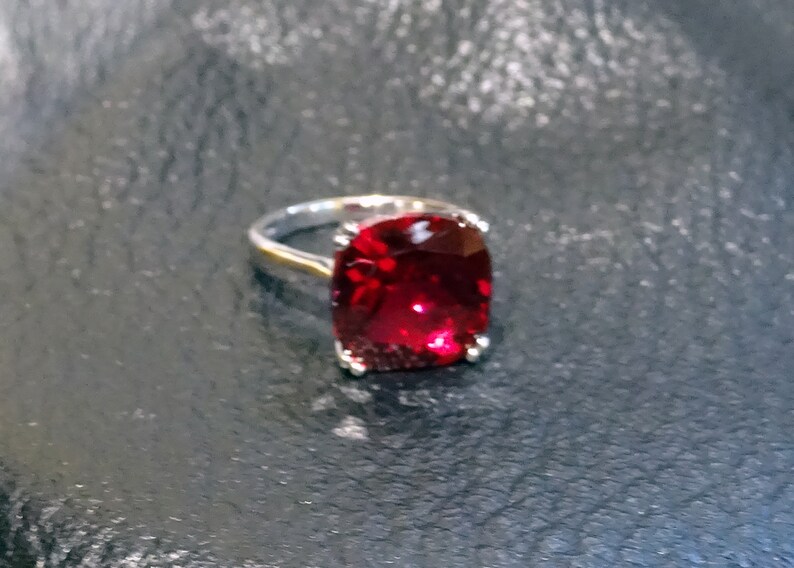 Ruby Solitaire Ring image 6