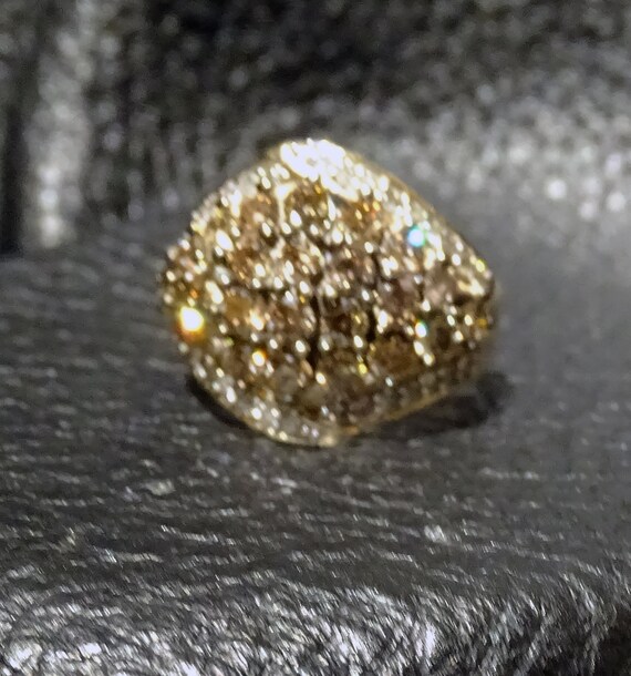 Champagne Diamond Ring, 2 carats - image 3