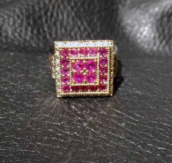 Natural Ruby Ring, No Fill,  Exceptional Color - image 5