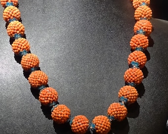 RARE Coral Necklace, Chinese Export, 1920s