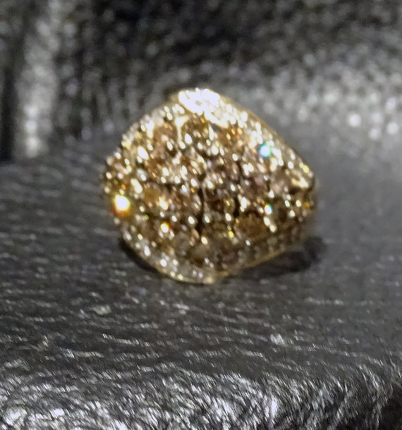 Champagne Diamond Ring, 2 carats - image 7