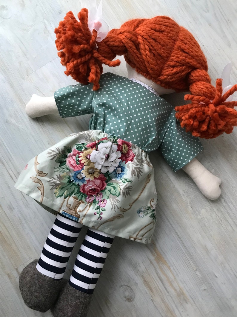Dressed Rag Doll, Handmade Rag Doll With Clothes image 2
