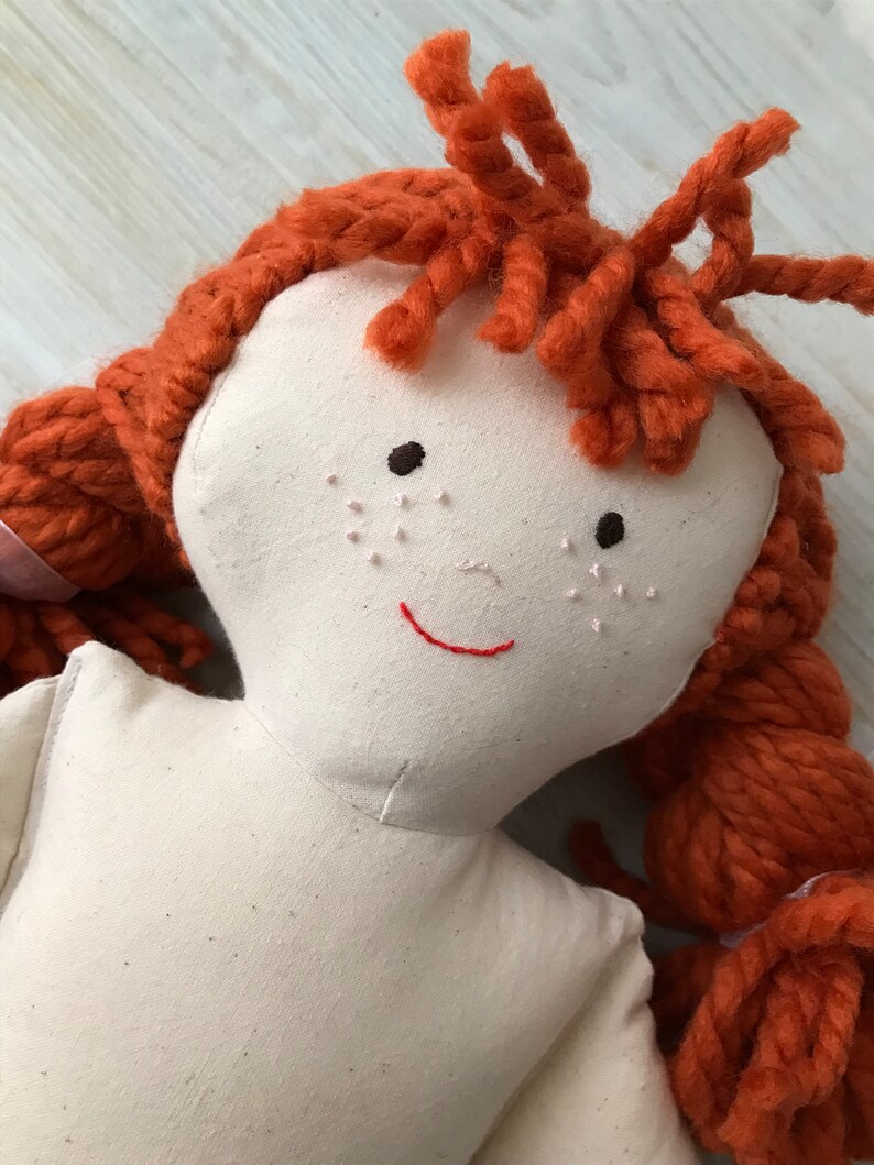 Dressed Rag Doll, Handmade Rag Doll With Clothes image 8