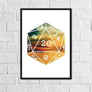 Favoured Terrain Desert Art Print | Inspired by the D&D 5e Ranger Class
